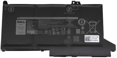Bateri laptopi Dell D6RTX, 42Wh, Li ion, e zezë