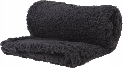 Batanije fleece Nampook, 127 x 152 cm, poliester, gri e errët