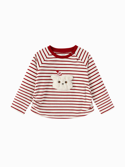Bluza Little Bear Stripe Red ️
