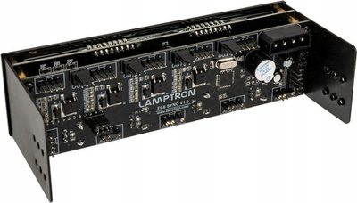 Kontrollues ventilatorësh Lamptron FC6 SYNC, 4 kanale, slot 5.25", i zi
