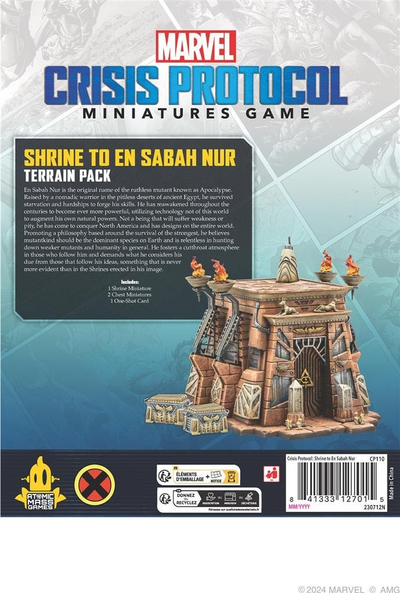 Set terreni për bord lojë Atomic Mass Games Marvel Crisis Protocol Shrine to In Sabah Nur