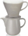 Set pour over kafeje Melitta Cone and Jug, porcelan, gri