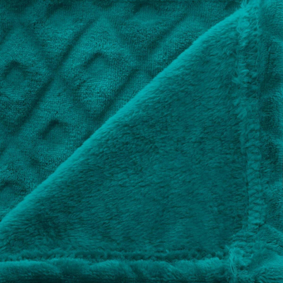 Batanije Atmosphera 3D Diamond Duck Flannel, 180 x 230 cm, 100% poliester, ngjyrë teal blue