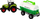 Traktor lodër LEAN Toys Farm, me rimorkio cisternë, jeshil