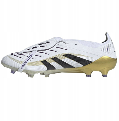 Këpucë futbolli Adidas Predator Elite AG M JR4771, për bar artificial, të bardha
