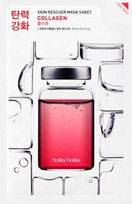 Maskë fytyre Holika Holika Skin Rescuer, kolagjen, 20ml