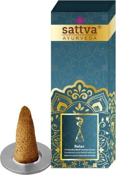 Temjan konik Sattva Relax, 10 copë, 20 g