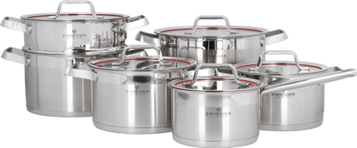 Set tenxheresh Zwieger Klassiker, 11 pjesë, për induksion dhe gaz, argjendtë