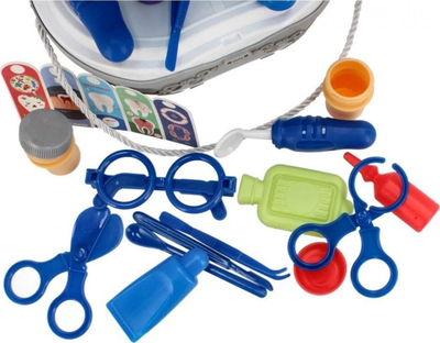 Set lodër mjeku Mega Creative MEDICAL SET, me shportë, blu gri