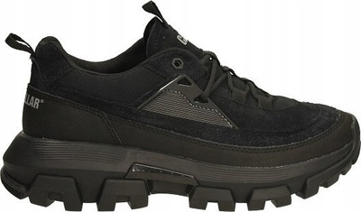 Atlete Caterpillar Raider Lace P724518, lëkurë e tekstil, taban gome, të zeza