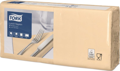 Peceta tavoline Tork 477206, 2-shtresa, 200 copë, ngjyrë rëre
