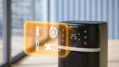 Ngrohës me ventilator Philips CX5120/11, 2000W, qeramik, gri
