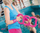 Pajisje aqua fitness BECO BEnamic, EVA, notuese, rozë