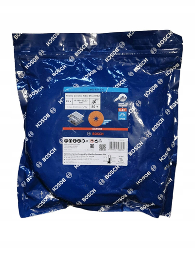 Disk gërryes Bosch Expert R782 Prisma Fibre, 180mm, granulim 80, set 25 copë