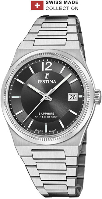 Orë dore për femra Festina, e argjendtë