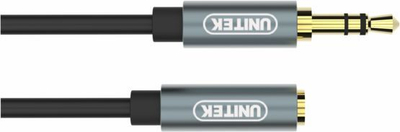Kabllo argjendi Unitek Jack 3.5mm - Jack 3.5mm 1m (Y-C932ABK)
