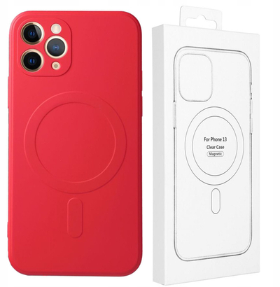 Mbulesë telefoni OEM Silicone Mag Cover për iPhone 14, kompatibile MagSafe, e zezë