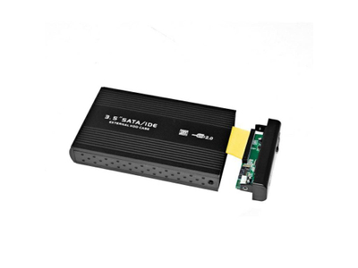 Kuti hard disku K201, 3.5", SATA IDE, USB 2.0, e zezë