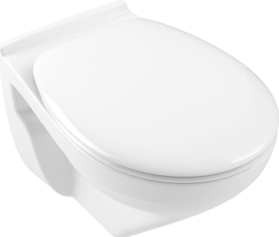Ule tualeti Villeroy &amp; Boch Saval, duroplast, mbyllje e butë, e bardhë