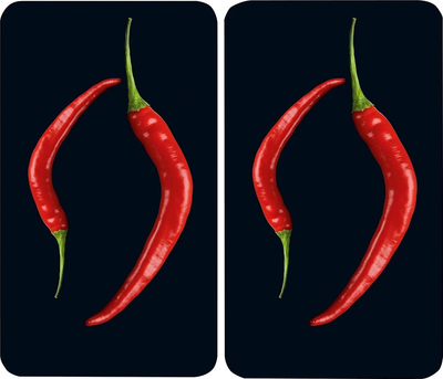 Kapak mbrojtës për sobë Brayden Studio Pepper Duo, xham i fortë, set