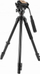 Tripod Levenhuk VT30, universal, me kokë fluide, i zi