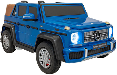 Makinë elektrike për fëmijë Mercedes Benz Maybach G650, 24V, dy vende, blu