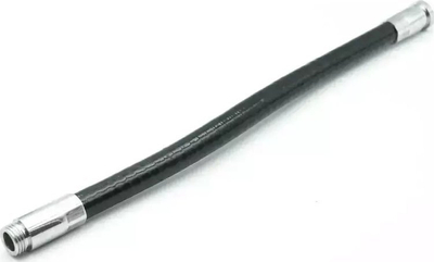 Kabllo elastike DEA XDED7748.13 Elastic Armor, e butë për t’u lëvizur, me fund metalik me fileto, e zezë