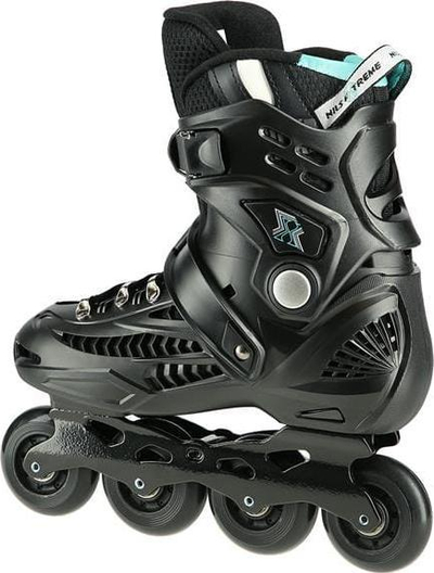Rrola inline Nils Extreme NA20001, ABEC9, nr. 35, të zinj
