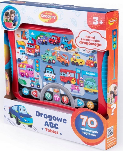 Lodër edukative Kids Hits Hit Pad, për kalamaj 3+, makina dhe kamionë, shumëngjyrëshe