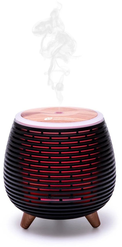Difuzor arome dhe lagështues Rio DHOZ ZOEY, 90ml, LED, i zi me imitim druri