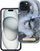 Këllëf telefoni Forcell F-PROTECT Mirage, për iPhone 15, MagSafe, gri mermer