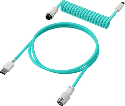 Kabllo USB HP 6J681AA, USB A në USB C, 1.4 m, blu e çelët
