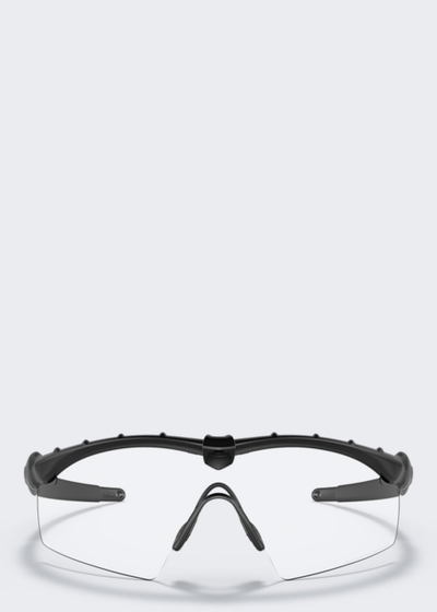 Syze dielli Oakley M Frame Strike OO9060, plastike, me mbrojtje UV, të zeza