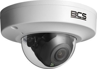 Kamerë dome IP BCS P DPIP24FSR3 Ai2, 4 Mpx, lente 2.8 mm, e bardhë