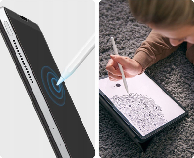 Folie mbrojtëse Spigen Paper Touch për iPad Pro 12.9", mat, transparente