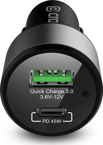 Karikues veture Crong Power, 1x USB A, 1x USB C 63W, i zi
