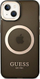 Mbulesë telefoni Guess GUHMP14MHTCMK për iPhone 14 Plus 6.7", hard case, MagSafe, e zezë transparente