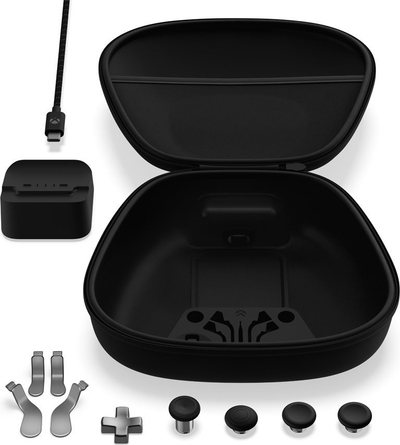 Pako aksesorësh Microsoft Xbox Elite 2 Core për kontrollor, me USB Type C, e zezë