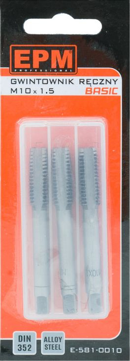 Set çelësa fileto EPM Hand Tap Basic M3, DIN 352, për çelik