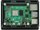 Kuti mbrojtëse Gravlaser Box V2 për Raspberry Pi 4B, montim në shinë DIN 50 mm, akrilik transparent i zi