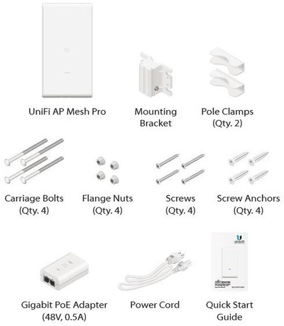 Access point Ubiquiti UniFi AC Mesh PRO, 5 copa