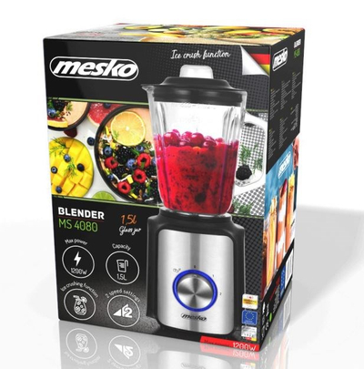 Blender gotë Mesko MS 4080, 1200W, 1.5L, i bardhë