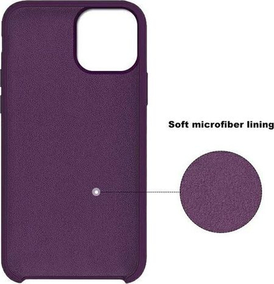 Këse silikoni për Samsung Galaxy A72, ngjyrë dark purple, standarde