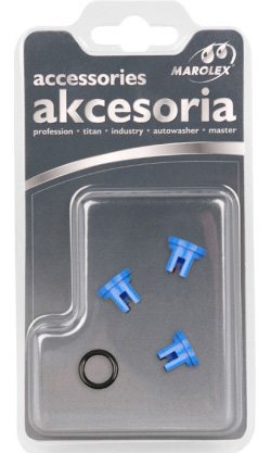 Set gryka spërkatëse Marolex Z09J3P, 3 copë, blu
