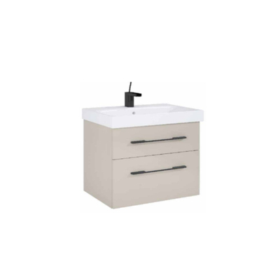 Komodë varëse nën lavaman Aquaform Madrid 2S 80, 80x41.8x54 cm, fume mat