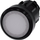 Buton i ndriçuar Siemens SIRIUS ACT 3SU1001-0AA60-0AA0, 22mm, IP69K, i bardhë