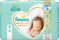 Pampers Premium Care Newborn 0, 0 - 3 kg, 30 copë