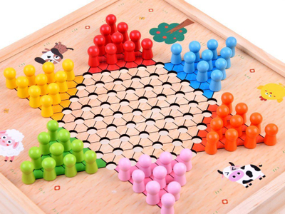 Set lojërash tavoline Mjary GR0494, 8 në 1, dru, shumëngjyrësh