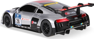 Makina me telekomandë Audi R8 LMS, shkalla 1:18, 2.4GHz, argjendtë