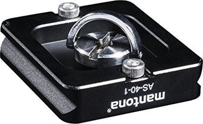 Плочка за брзо отпуштање Мантонa AS-40-1, Арка-Свис, завртка 1/4", црна